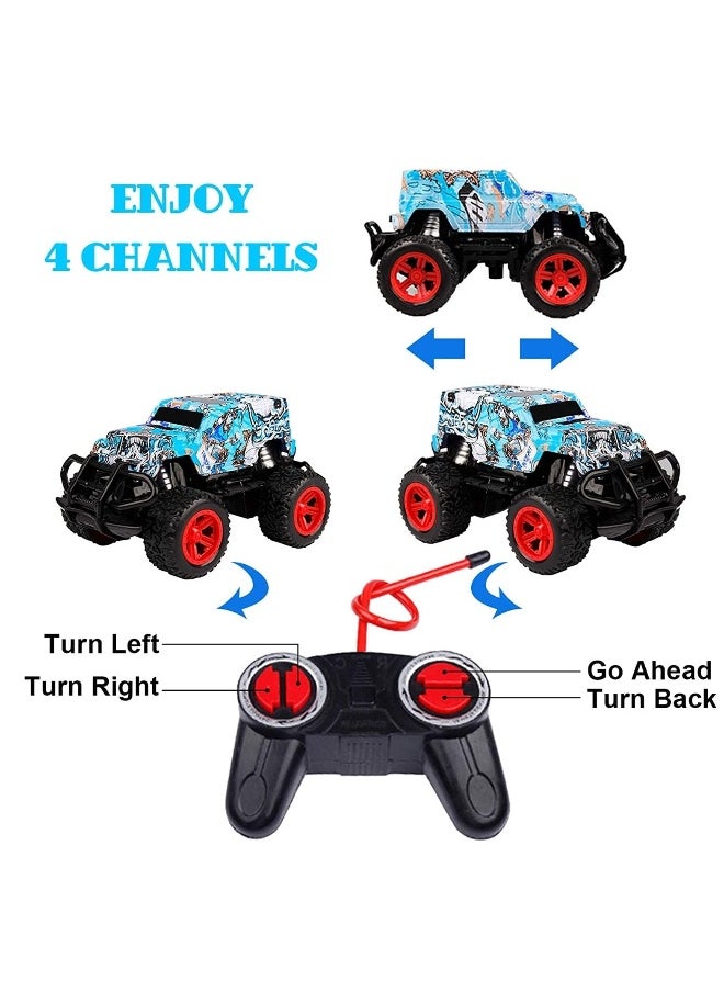 Kids Toys for 3 4 5 6 Year-Old Birthday Gift, Remote Control Car for Boys 3-5 RC Cars Monster Trucks Age 4-7 Teen Gifts