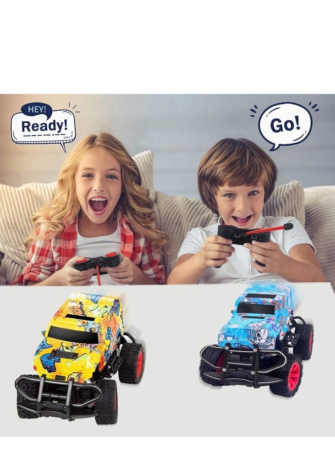 Kids Toys for 3 4 5 6 Year-Old Birthday Gift, Remote Control Car for Boys 3-5 RC Cars Monster Trucks Age 4-7 Teen Gifts