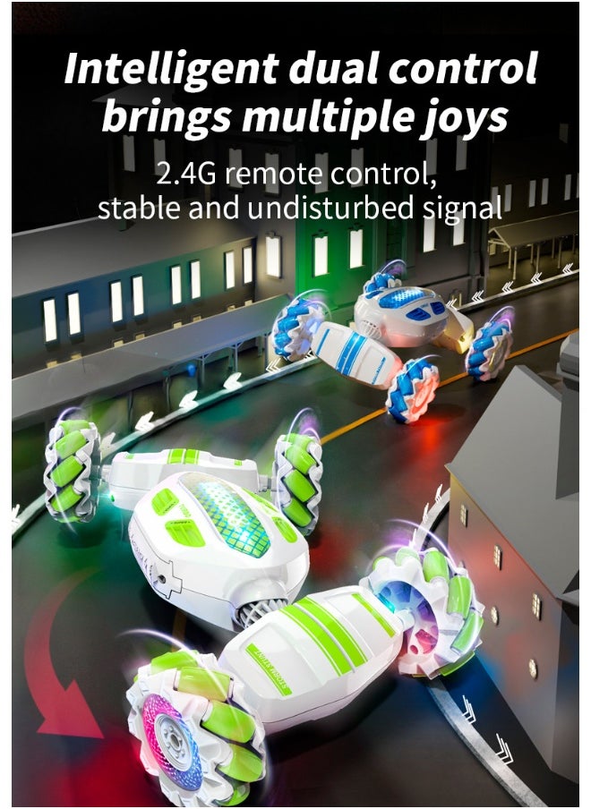 Remote Control Gesture Sensing Twisted Off-Road Climbing 4WD Drift Stunt Car - Boys' Toy