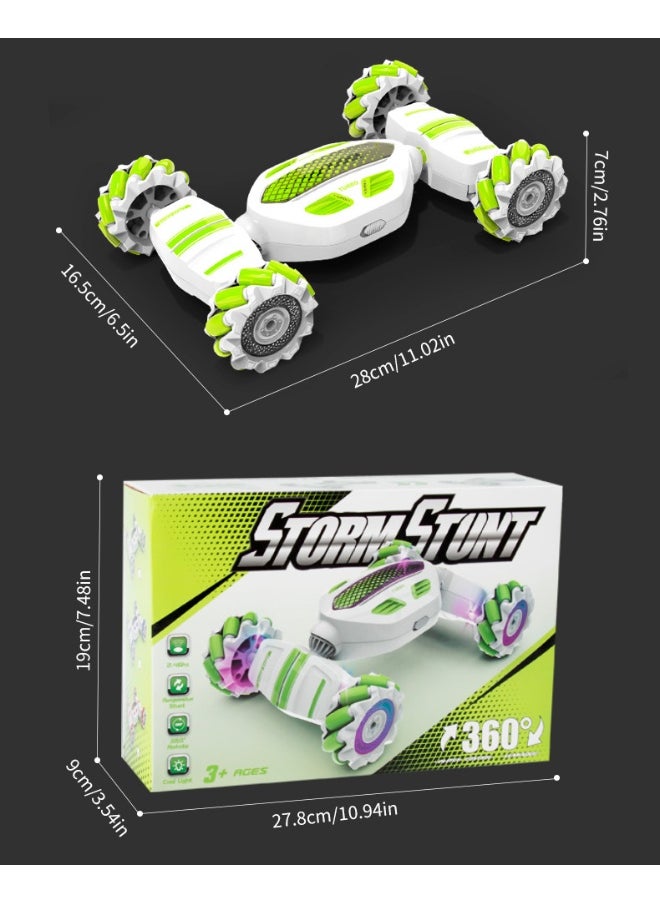 Remote Control Gesture Sensing Twisting Off-Road Climbing 4WD Stunt Drift Racing Car - Boys' Toy