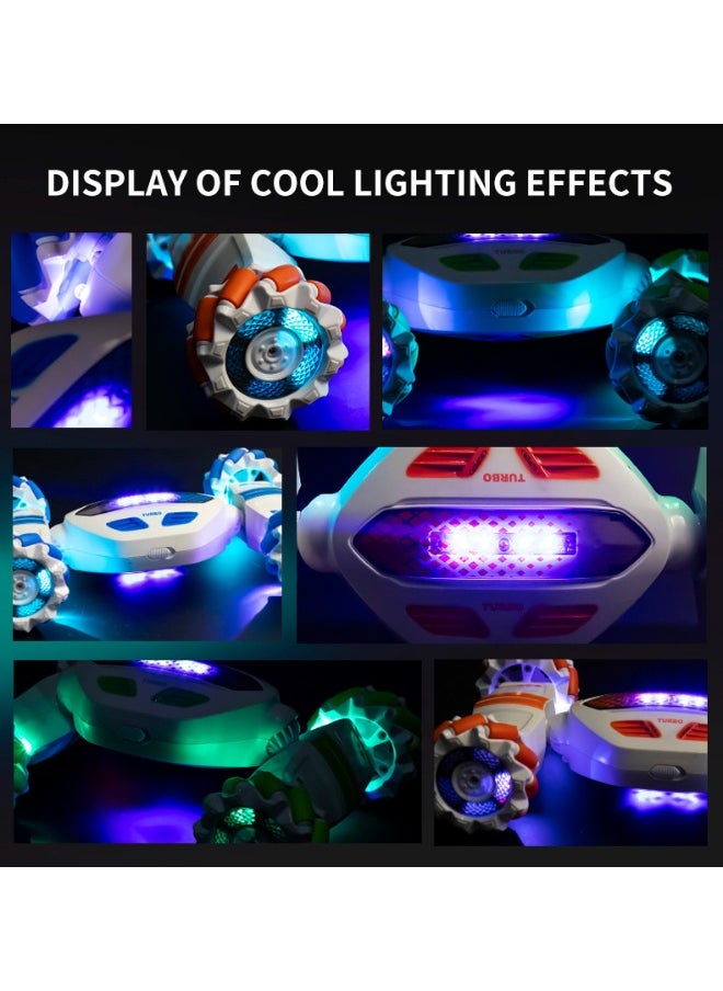 Remote Control Gesture Sensing Twisting Off-Road Climbing 4WD Stunt Drift Racing Car - Boys' Toy