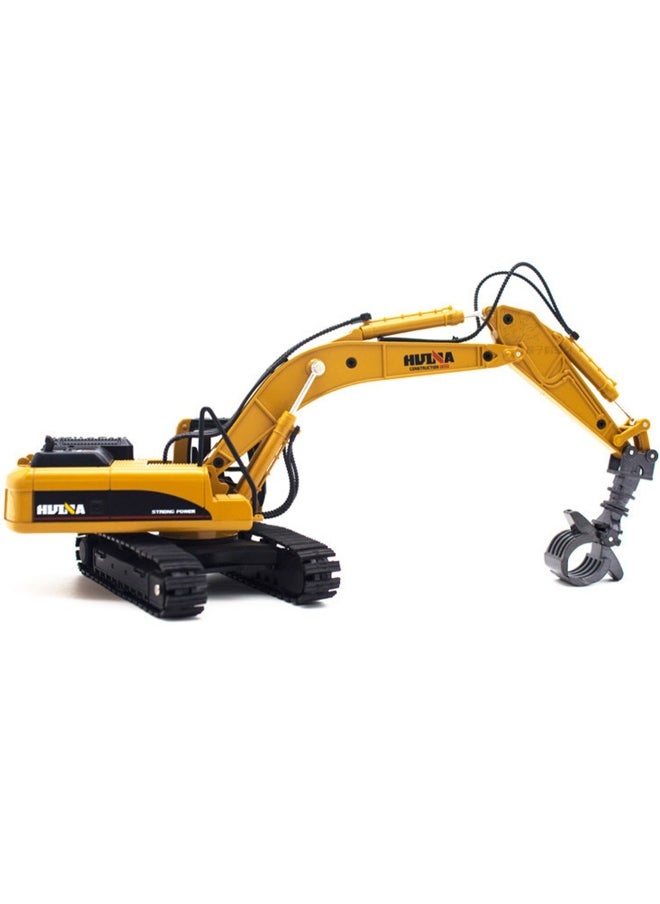 Children's Engineering Vehicle Model Toys 1/50 Engineering Vehicle Model(Wood Grabbing Machine)