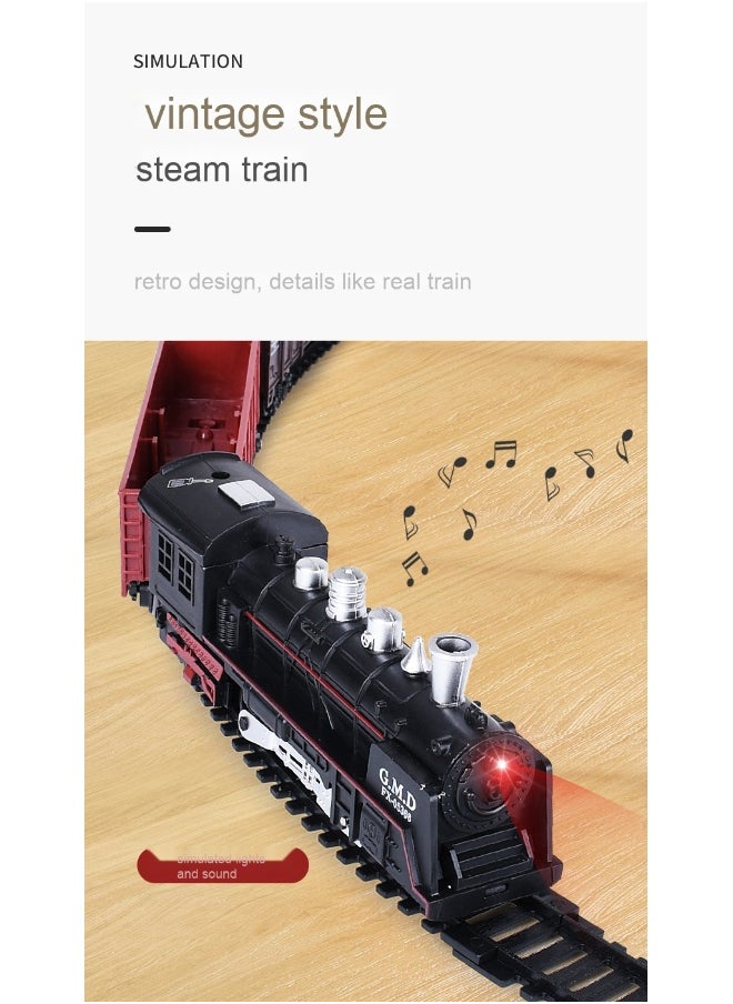 Simulation High-Speed Train Parking Lot Kids Electric Train Set