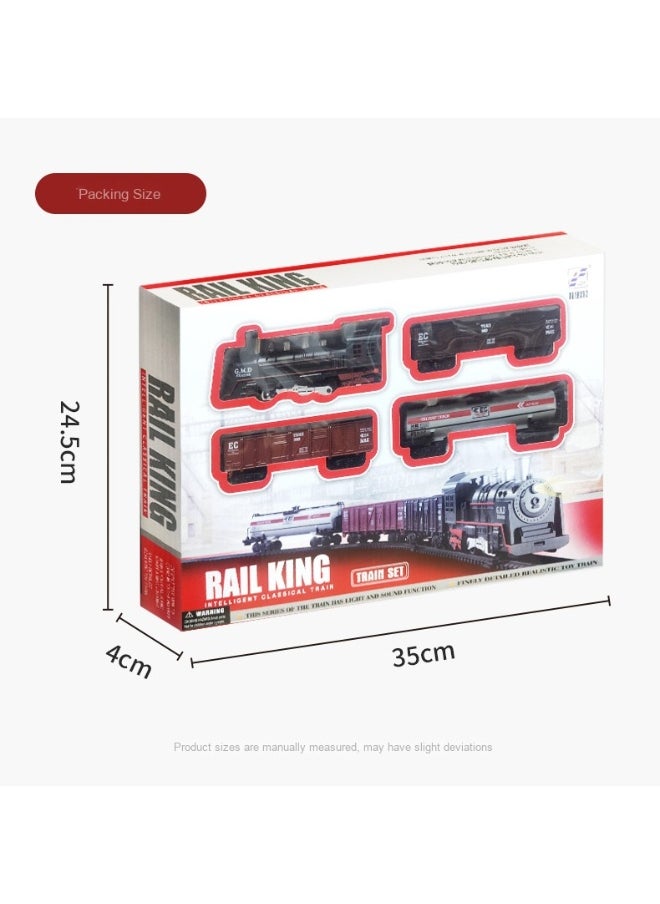 Simulation High-Speed Train Parking Lot Kids Electric Train Set