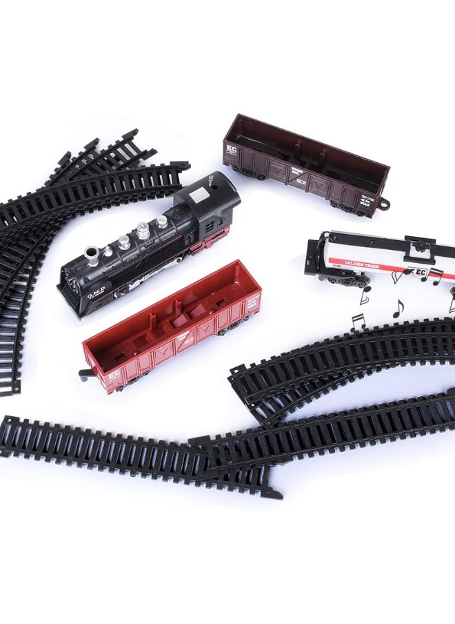 Simulation High-Speed Train Parking Lot Kids Electric Train Set