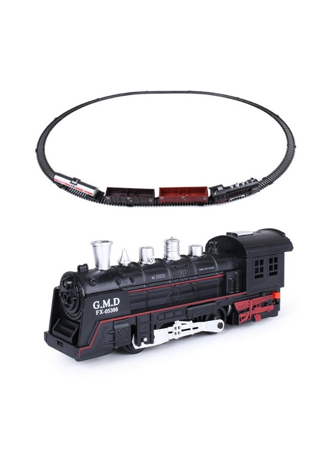 Simulation High-Speed Train Parking Lot Kids Electric Train Set