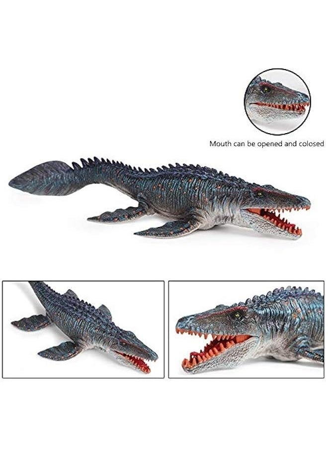 Mosasaurus Dinosaur Toy Figure, Realistic Ancient Sea Monster, Educational Model, Cake Topper, Birthday  Xmas Gift