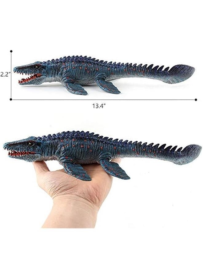 Mosasaurus Dinosaur Toy Figure, Realistic Ancient Sea Monster, Educational Model, Cake Topper, Birthday  Xmas Gift