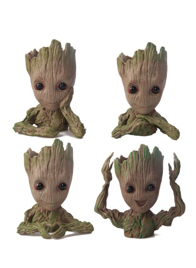 The Avengers Groot Tree Manual: Creative Planter Groot Model Decoration Pot