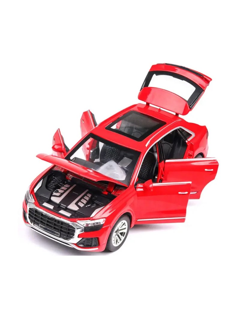1:24 Scale Luxury SUV Die-Cast Model with Lights, Sound & Pull-Back Action