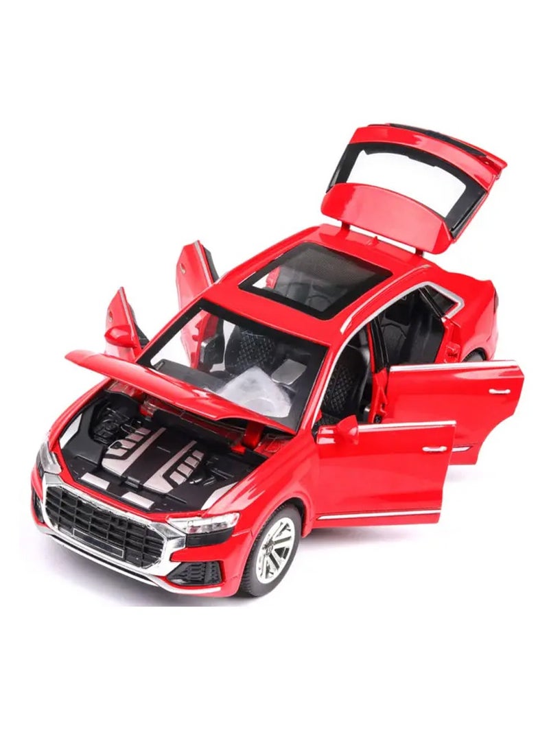 1:24 Scale Luxury SUV Die-Cast Model with Lights, Sound & Pull-Back Action