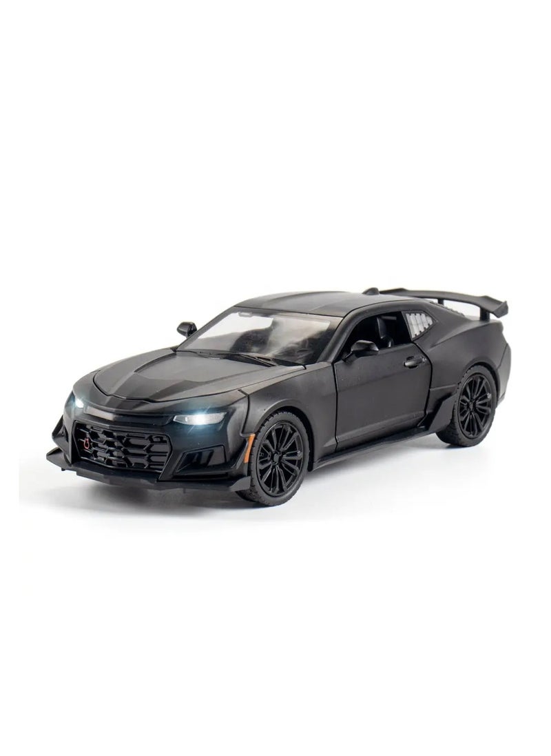 1:24 scale Die cast metal car with Simulation Sound,Light,Pullback Action and Opening Doors and hood