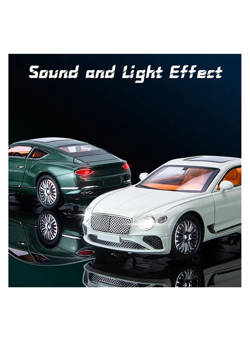 1:24 Scale Die-Cast Luxury Car Model with Lights, Sound & Pullback Action
