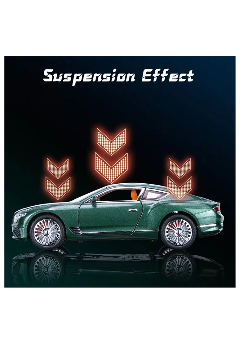 1:24 Scale Die-Cast Luxury Car Model with Lights, Sound & Pullback Action