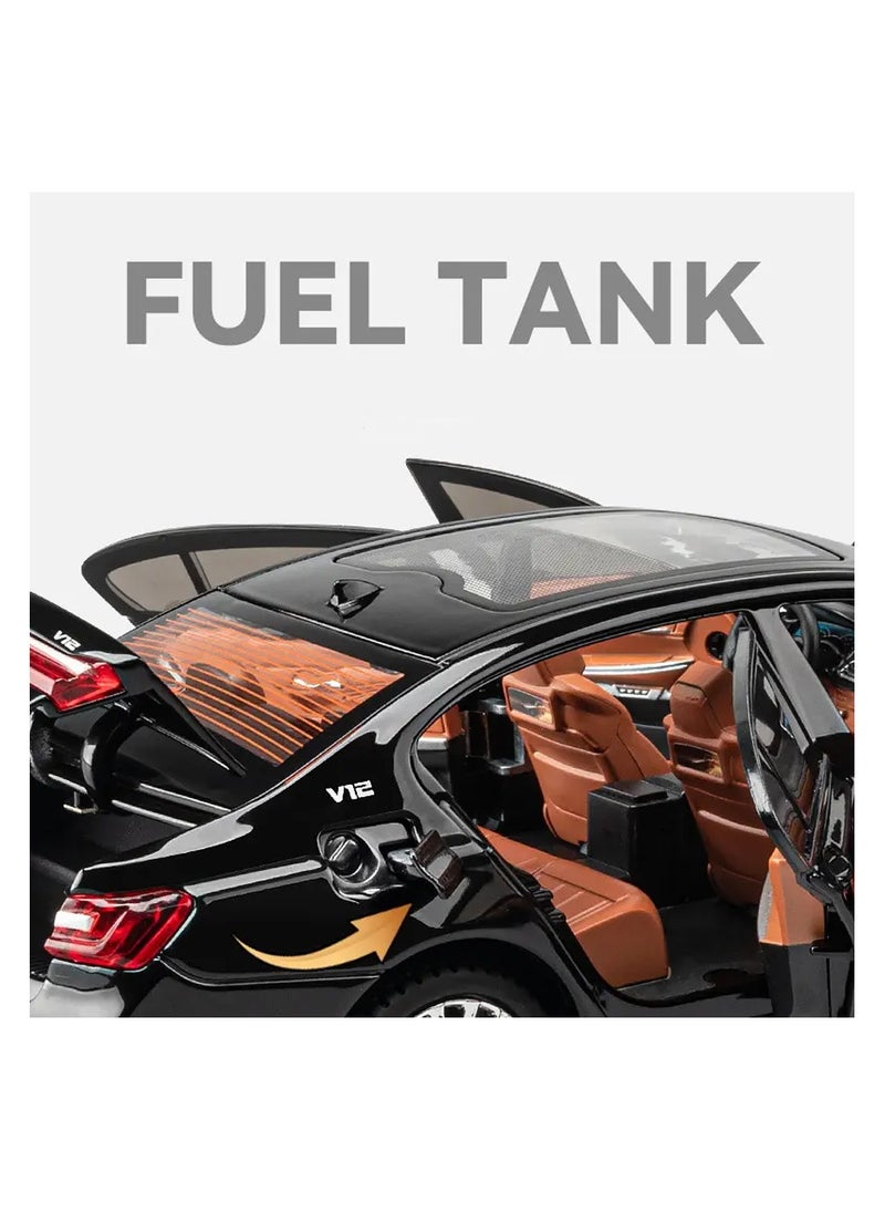 1:24 Die cast model car with Simulation Sound,Lights,Opening Doors and Hood
