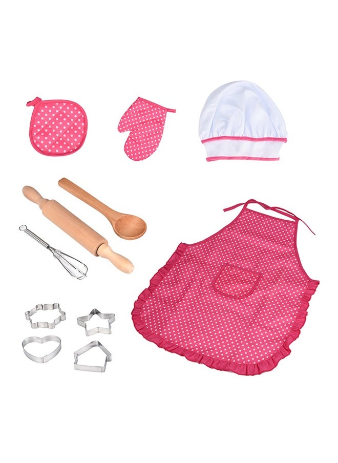 11-Piece Kitchen Costume With Cooking And Baking Pretend Playset