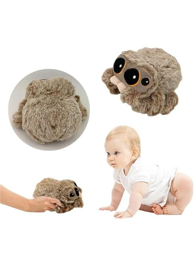 Spider Plush 6.9 inch Jumping Spider Stuffed Animal Plush Toy Soft Cute Spider Plushie Gift for Kids (3pcs)