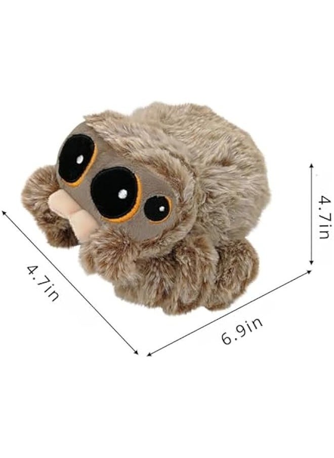 Spider Plush 6.9 inch Jumping Spider Stuffed Animal Plush Toy Soft Cute Spider Plushie Gift for Kids (3pcs)