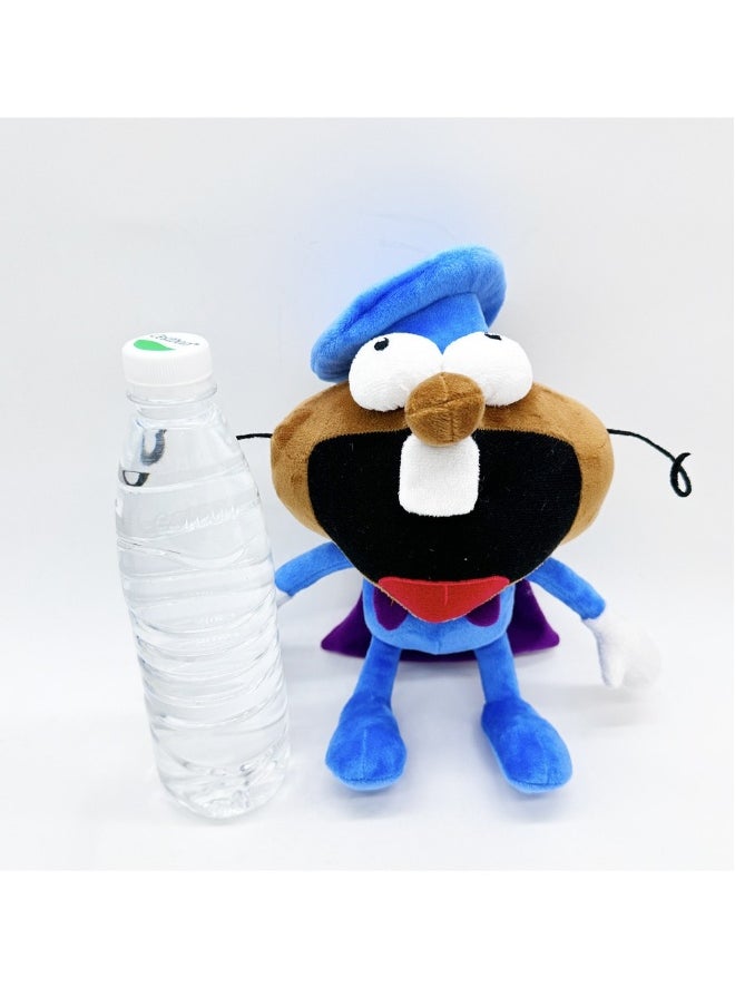 Pizza Tower Plush Toy - 25cm/9.84inch Soft Pepper Doll Plush Toy | Cartoon Pizza Tower Game Surround Machine Chef Plush Toy Kids Adult Game Fans