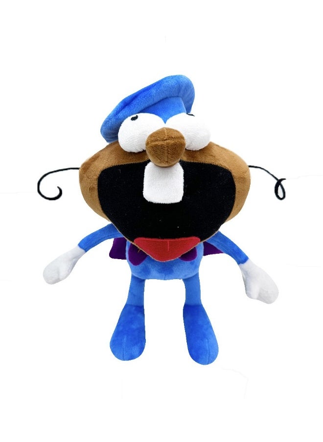Pizza Tower Plush Toy - 25cm/9.84inch Soft Pepper Doll Plush Toy | Cartoon Pizza Tower Game Surround Machine Chef Plush Toy Kids Adult Game Fans
