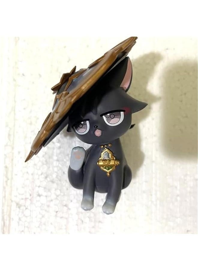 Wanderer Cat Figure 4.3IN Anime Game Figurine Scaramouche Cat Character Desktop (Wanderer)