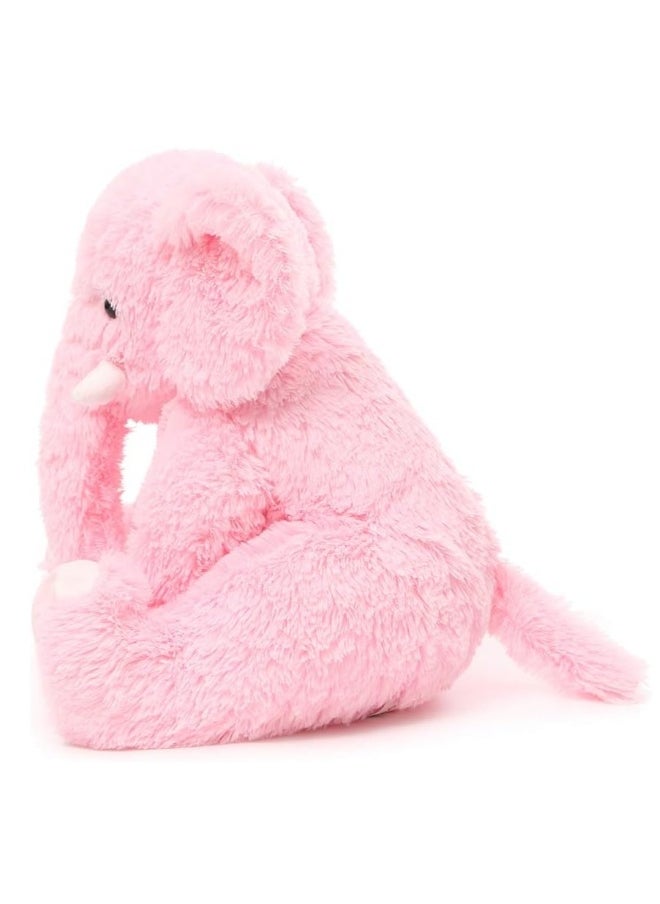 Elephant Plush Pillow, 45cm Stuffed Elephant Body Pillow, Realistic Cute Co-sleeping Elephant Toy, Soft Elephant Backrest Pillow,  for Home Decor