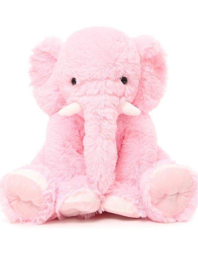 Elephant Plush Pillow, 45cm Stuffed Elephant Body Pillow, Realistic Cute Co-sleeping Elephant Toy, Soft Elephant Backrest Pillow,  for Home Decor