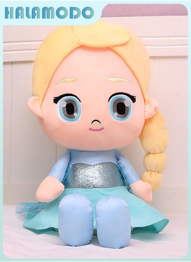 Frozen Presenting the New Fresh - style 31cm Elsa Plush Toy, Extremely Adorable and Soft - A Stand - out Birthday Present, Eye - catching Decor in Bedroom, Living Room, and Desk Areas, Also a Great Office Relaxation Toy