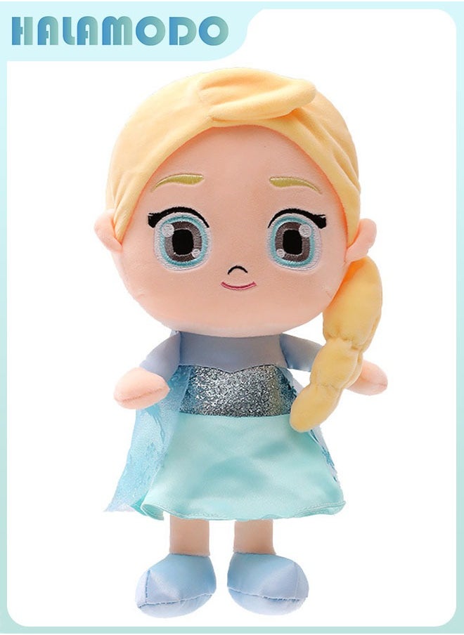 Frozen Presenting the New Fresh - style 31cm Elsa Plush Toy, Extremely Adorable and Soft - A Stand - out Birthday Present, Eye - catching Decor in Bedroom, Living Room, and Desk Areas, Also a Great Office Relaxation Toy