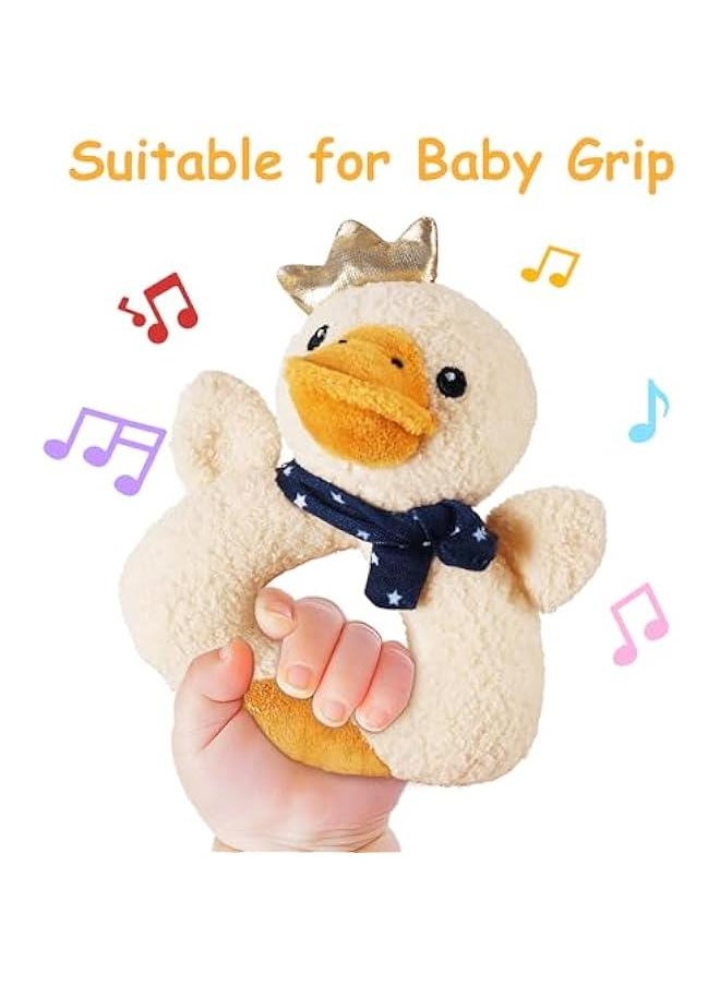 Baby Toys 3 6 12 Month Newborn Gifts, Infant Soft Farm Stuffed Animal Rattles Plush Barn, First  Basket Shower Stuffer, Boy Girl Sensory Hand Development Toy 0 2 4 7 9M 1 Yr - Farm