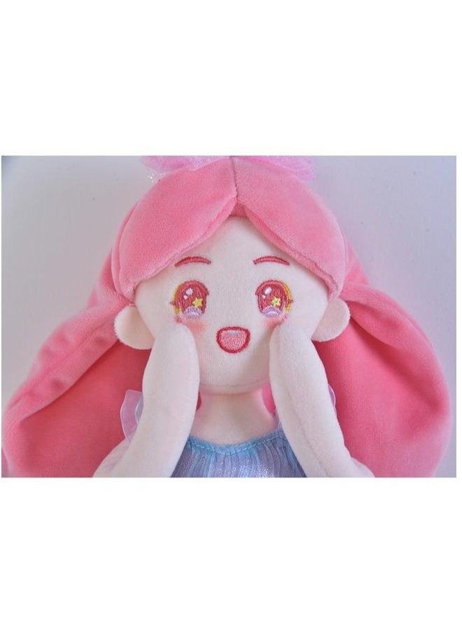 Cute little mermaid plush doll soft throw pillow toy animal