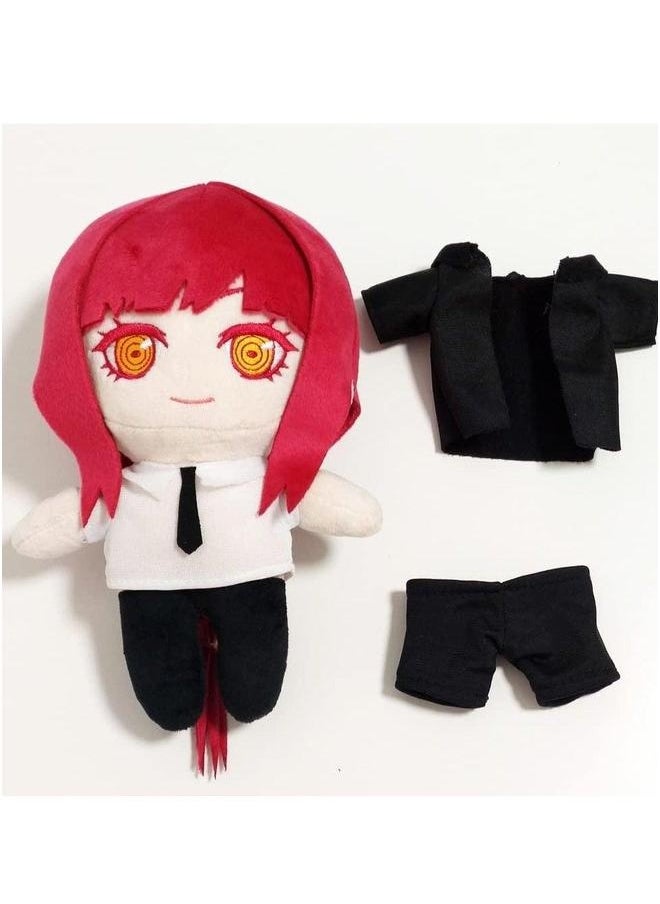 Denji Makima Anime Stuffed Plush Toy Cosplay Dolls Soft Pillow