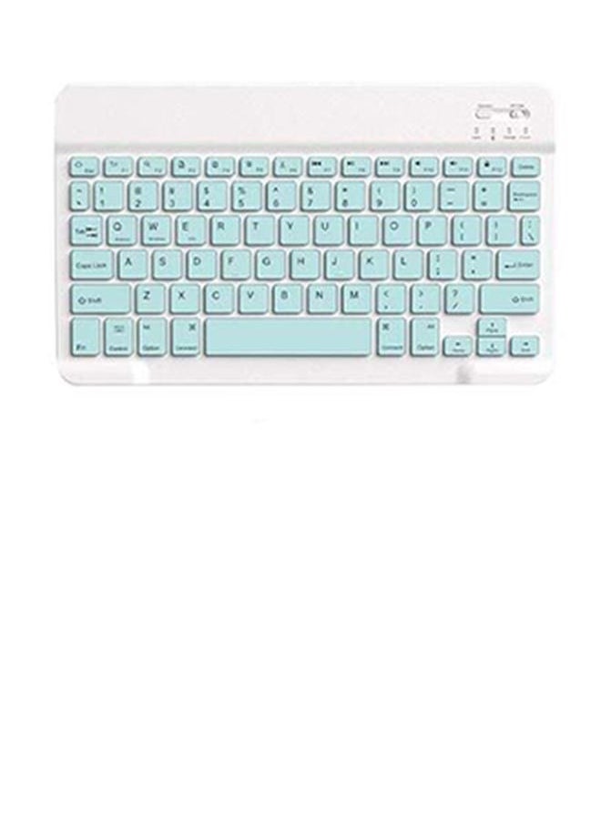 Wireless Bluetooth Three System Universal Mobilephone and Tablet Keyboard with Mouse Set - English Pink