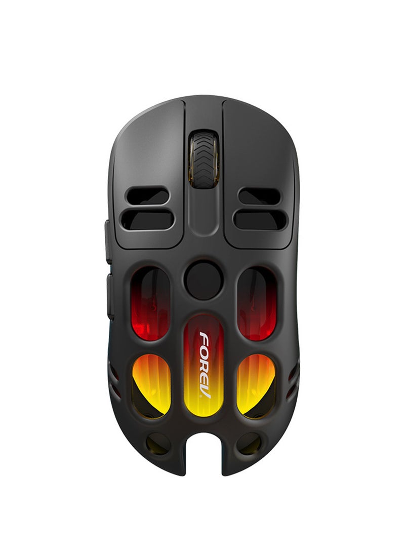 Ultralight Wireless Gaming Mouse, 4000 DPI, 25 Days Battery Life, PAW3065 Sensor,(2.4GHz/Wireless/Wired) Mouse for Win/Mac/Android/IOS - Black