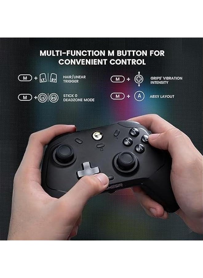 T4 Cyclone Pro Wireless Pro Controller for Switch/Lite/OLED, Hall Effect Controller (No Drifting) for Windows PC, macOS, Steam Deck, Android  iOS