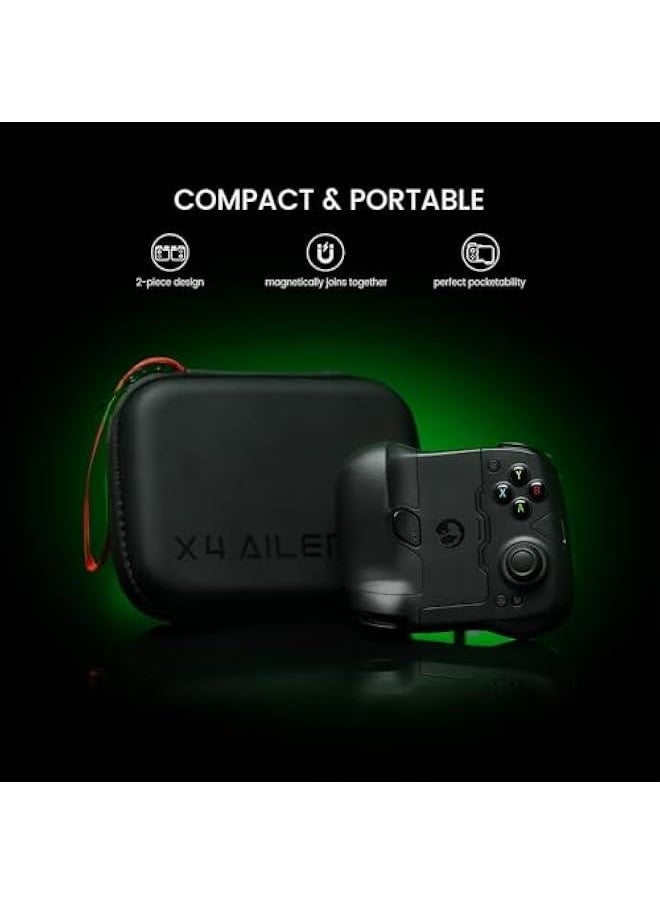 X4 Aileron Bluetooth Controller for Android,Mobile Gaming Controller with Hall Effect Joysticks, Play Xbox, Call of Duty, Fortnite  More - Officially Licensed