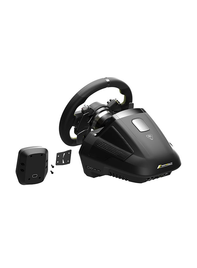 Turtle Beach VelocityOne Race Wheel & Pedal System Licensed for Xbox Series X|S, Xbox One, Windows PCs – 7.2Nm Direct Drive Force Feedback, 3 Pedals & Magnetic Paddle Shifters, Hall Effect Sensors