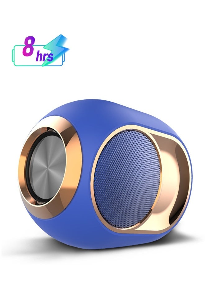 Bluetooth Speakers, Portable Wireless Speaker with Stereo Sound  Hi-Fi TWS, 1200mAh 8H Music Player, Mini Subwoofer Support U Disk/Fm Radio/Aux/Tf Card, Bluetooth Speaker for Party Home Beach