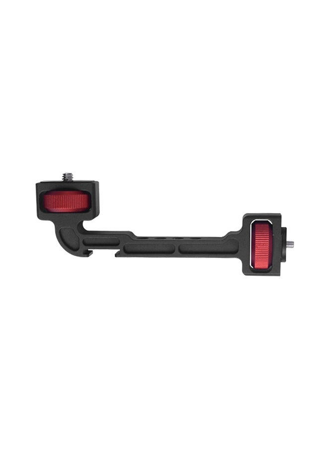 Extension Bracket Holder Support Cold Shoe Mount Black/Red
