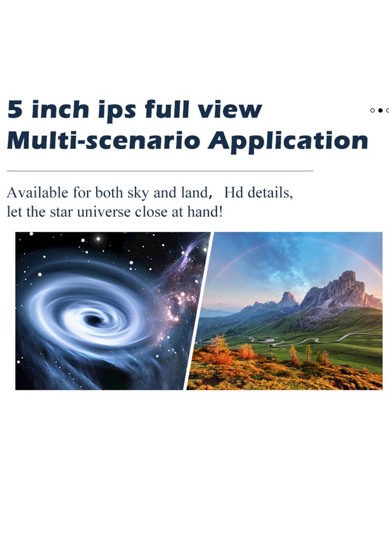 Telescope Electronic Eyepiece 5in HD Display CMOS Electronic Digital Telescope Camera with Remote Control for IOS for Android