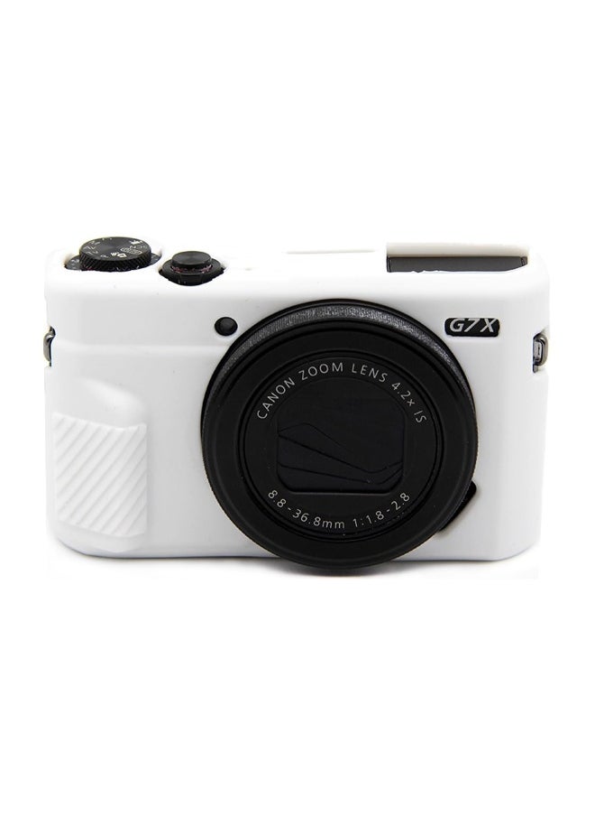 G7X Mark II Camera Case, Soft Silicone Protective Case, Canon PowerShot G7X Mark II Camera Slim and Lightweight Case (without Lens Cap)