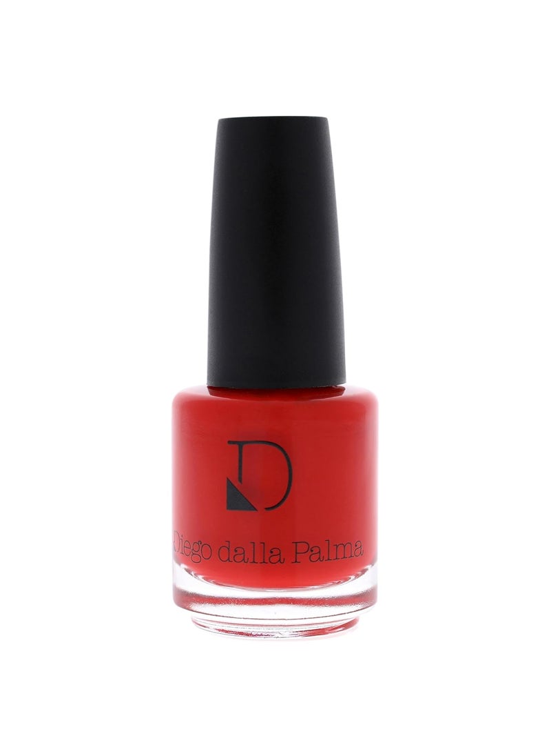 Diego dalla Palma Nail Polish - Full, Intense Color - High Coverage - Smooth, Even Application - Maxi Brush For Precise Application - Glossy Finish - Long-Lasting - 224 Red Passion - 0.5 Oz