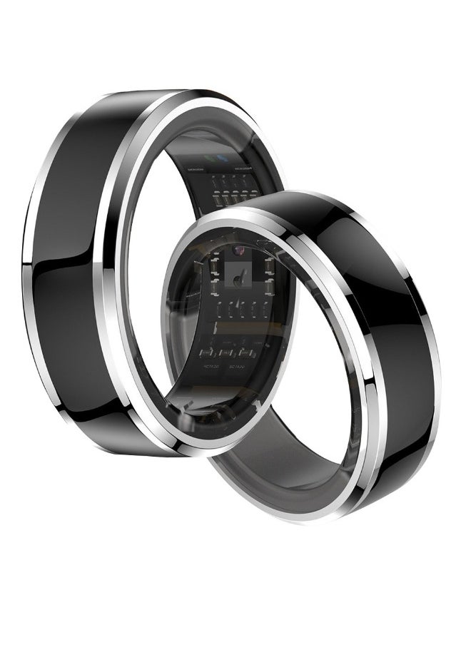 Smart Ring Fitness for Men Women, Health Sleep Heart Rate Oxygen Smart Ring ,IP67 Waterproof Bluetooth Rings Injection Glue CYFIT Sports Smart Ring
