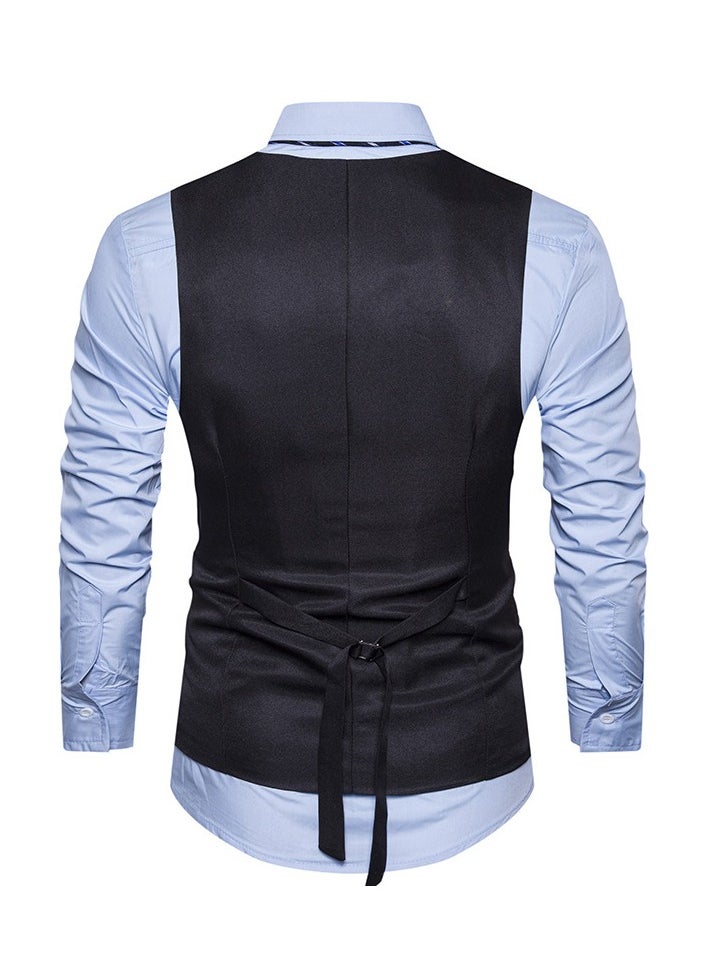 New Fashionable Herringbone Patterned Suit Vest
