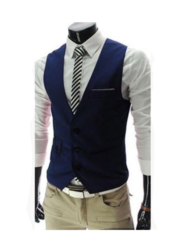New Fashionable Herringbone Patterned Suit Vest