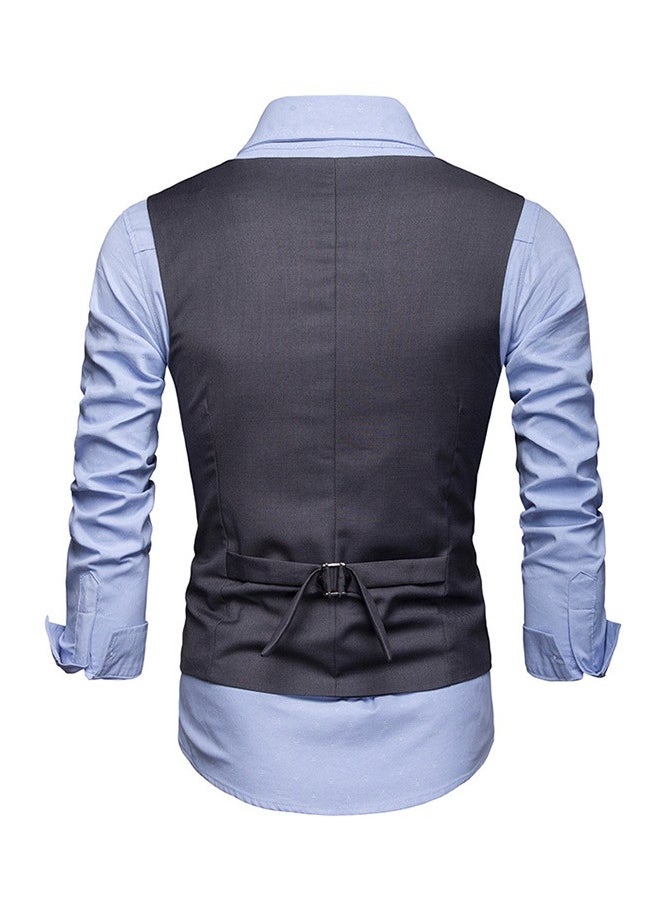 New Fashionable Herringbone Patterned Suit Vest