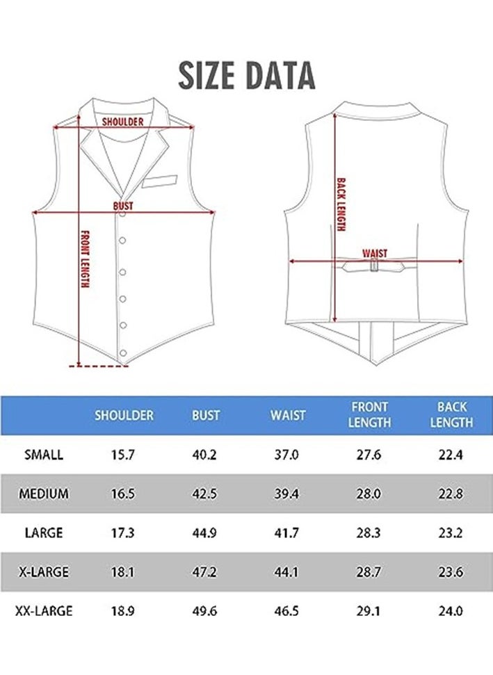 New Fashionable Herringbone Patterned Suit Vest