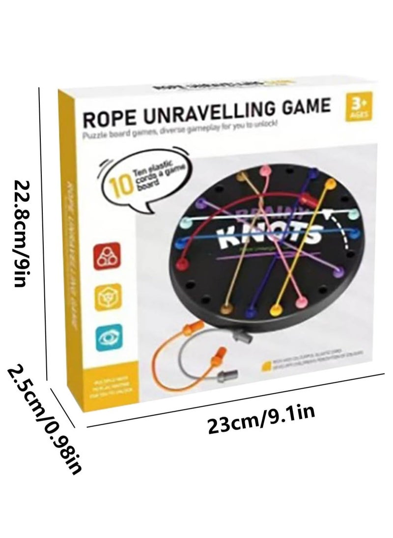 Strategy Games Rope Solving Puzzle Toy Puzzle Rope Solving Game Puzzle Sorting Board Game Parent-Child Interactive Games Fun Stress Relief Toy