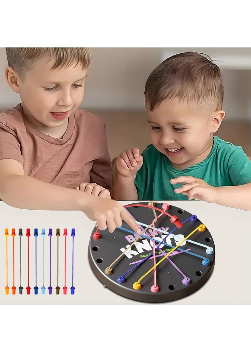 Strategy Games Rope Solving Puzzle Toy Puzzle Rope Solving Game Puzzle Sorting Board Game Parent-Child Interactive Games Fun Stress Relief Toy