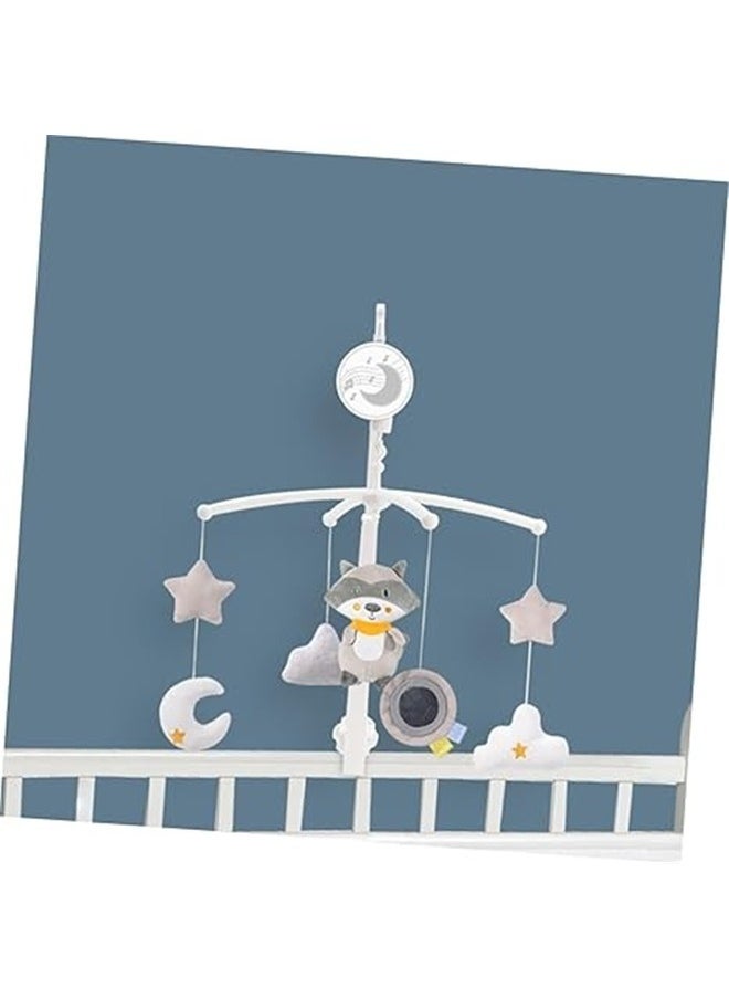 Bed Bell Rattle，Nursery Mobile Crib Wind Chime Mobile Adorable Rotate Music Ring Crib Ornament for Baby Room